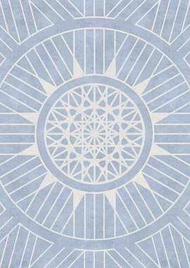 Light Blue Mandala