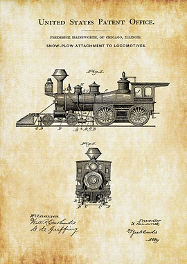 Snow Plow Locomotive