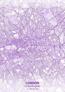 london pastel map