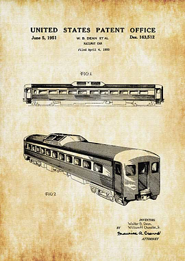 Railway Car Patent