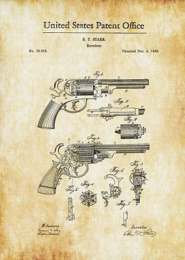 1860 Starr Revolver Patent