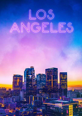 Sunset time in Los Angeles