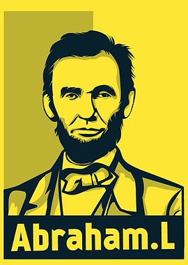 Abraham licoln duotone