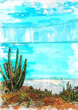 Cactus By The Seaside