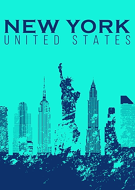 New York Vintage Poster