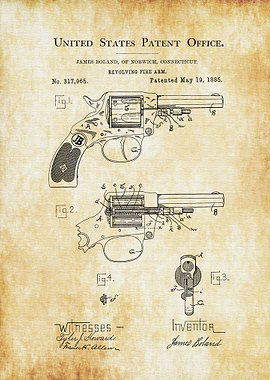 1885 Revolver Patent