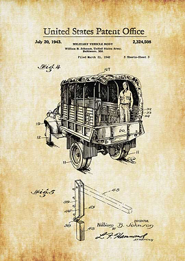 Army Truck Patent 1943