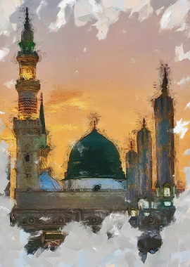 Islamic painting madinah