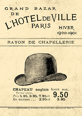 CHAPEAU ANGLAIS 1900