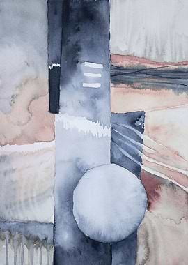 Watercolor abstract