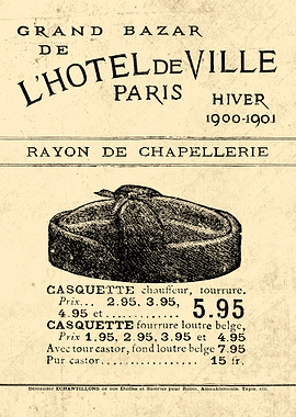CASQUETTE CHAUFFEUR 1900
