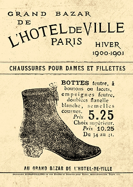 BOTTES FEMMES FEUTRE 1910