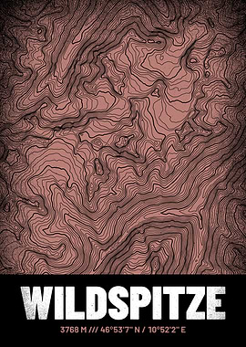Wildspitze Topographic Map