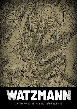 Watzmann Topographic Map