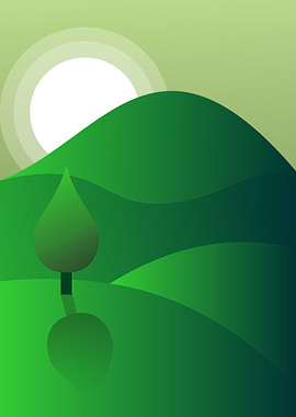 Day Minimalist Landscape