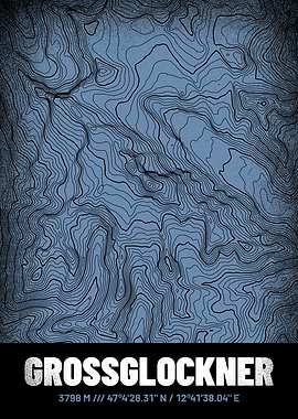 Grossglockner Topo Map