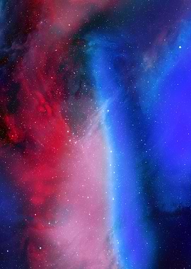 Luminescent neon space art