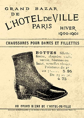 BOTTES FILLETTES 1900
