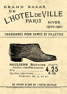 CHAUSSURES RICHELIEU 1900