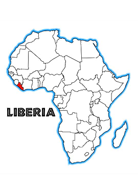 Liberia Map