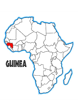 Guinea Map