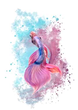 Fish watercolor