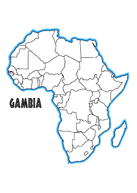 Gambia Map