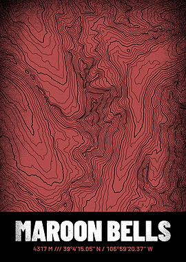 Maroon Bells Topo Map