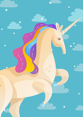 Tan Unicorn