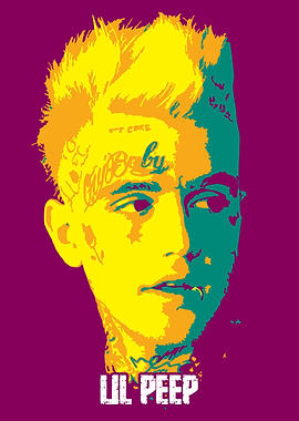 Lil Peep pop art design