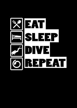 Eat Sleap Dive Repeat