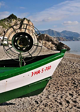 Fishing boat in Nerja 01