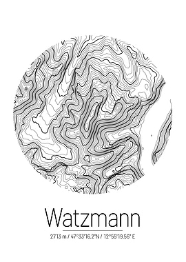 Watzmann Topographic Map