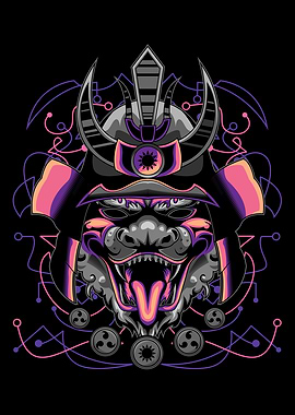 SCARY SAMURAI ART