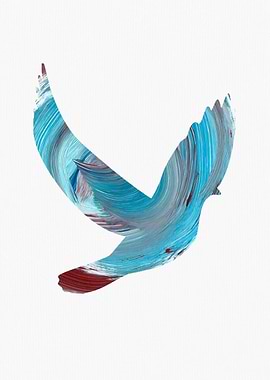 Bird Painting Silhouette