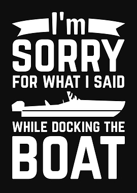 Funny Boat Boating Design
