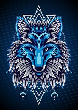 ICE FOX GEOMETRIC