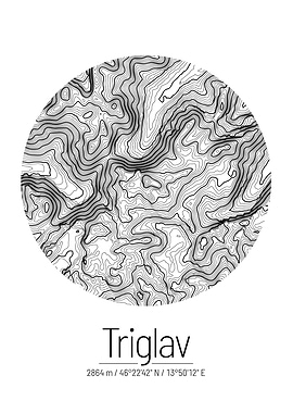Triglav Topographic Map
