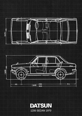 Datsun 1200 Sedan 1970