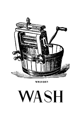 Laundry Vintage Wash Crank