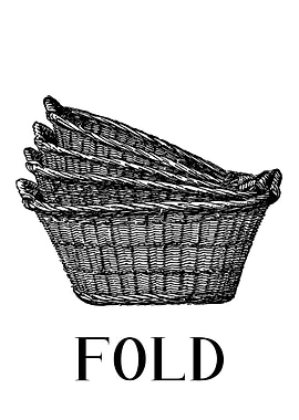 Laundry Vintage Fold Bin