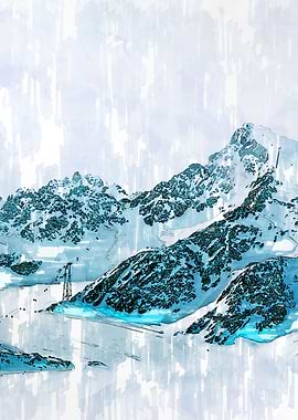 Austria Alps Abstract