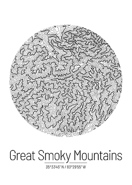 Great Smoky Mountains Map