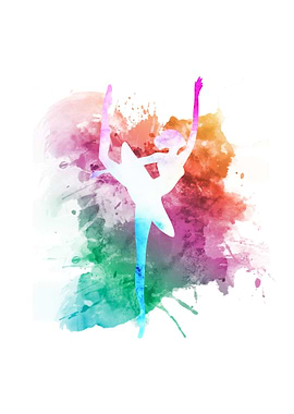 Ballerina Colourful