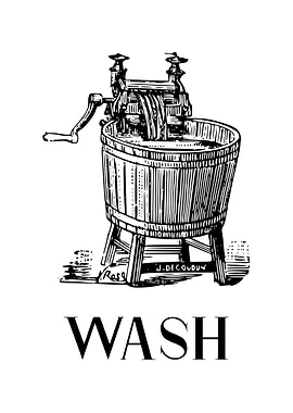 Laundry Vintage Wash Basin