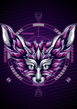 FOX GEOMETRIC ART