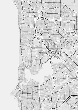 Perth Australia Map