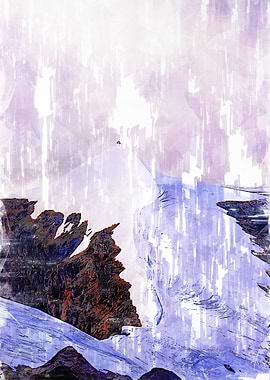 Snowy Mountain Alps Sweden