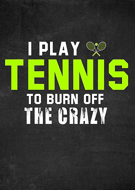 Tennis Funny Poster