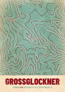 Grossglockner Topo Map